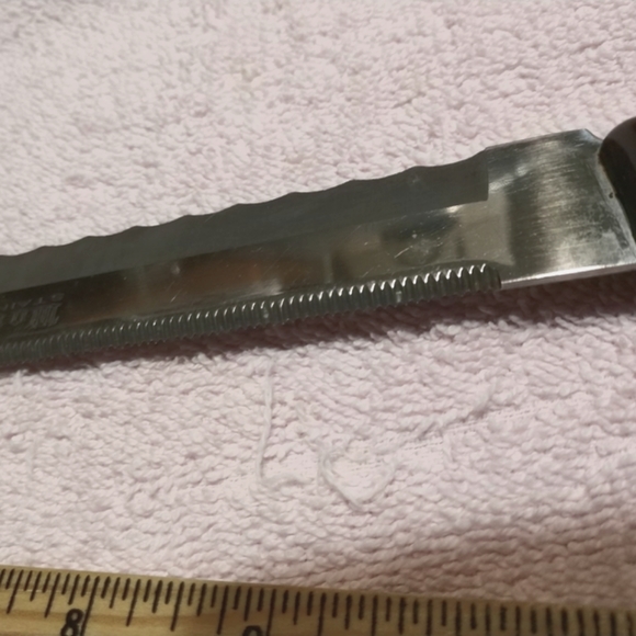 Vintage Wonder Serrated CARVING KNIFE 14 inches Blades both sides - Picture 4 of 11